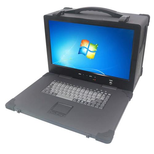 久银4U17.3寸下翻便携式工控电脑 灵活加固的移动计算解决方案